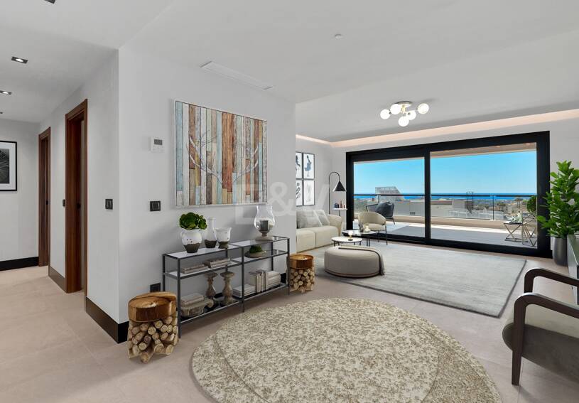 Luxury brand new apartment with open sea views