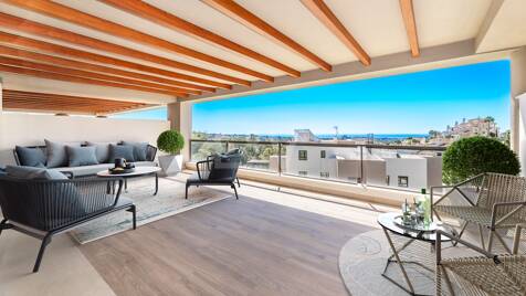 Luxury brand new apartment with open sea views