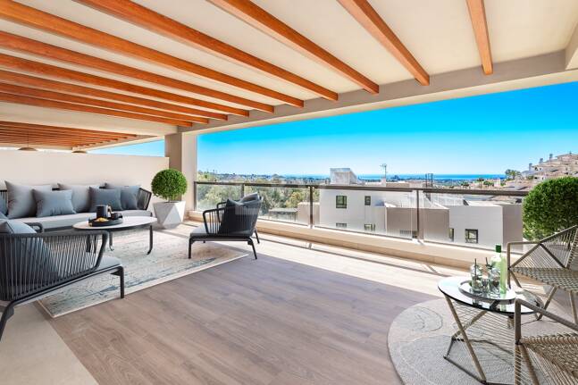 Luxury brand new apartment with open sea views