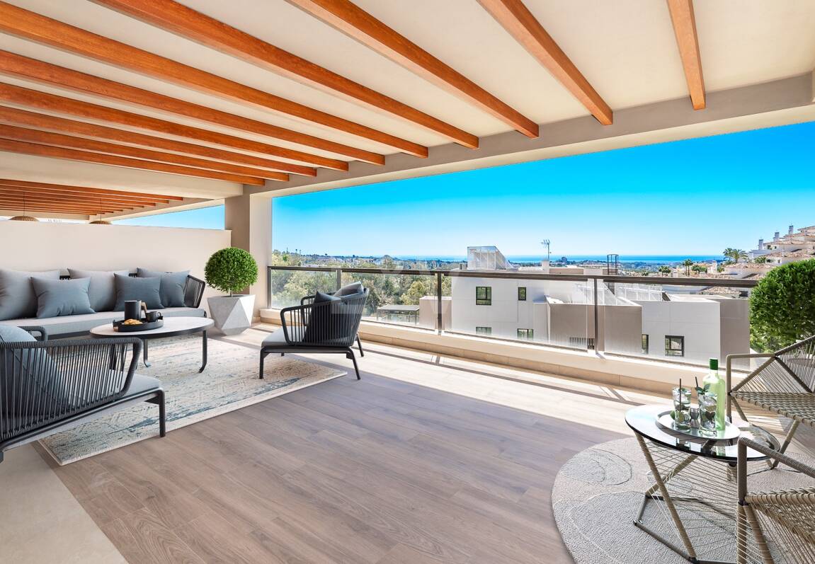 Luxury brand new apartment with open sea views