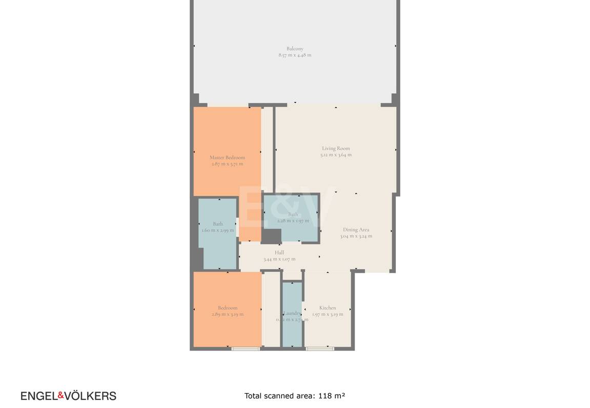 Luxury brand new apartment with open sea views