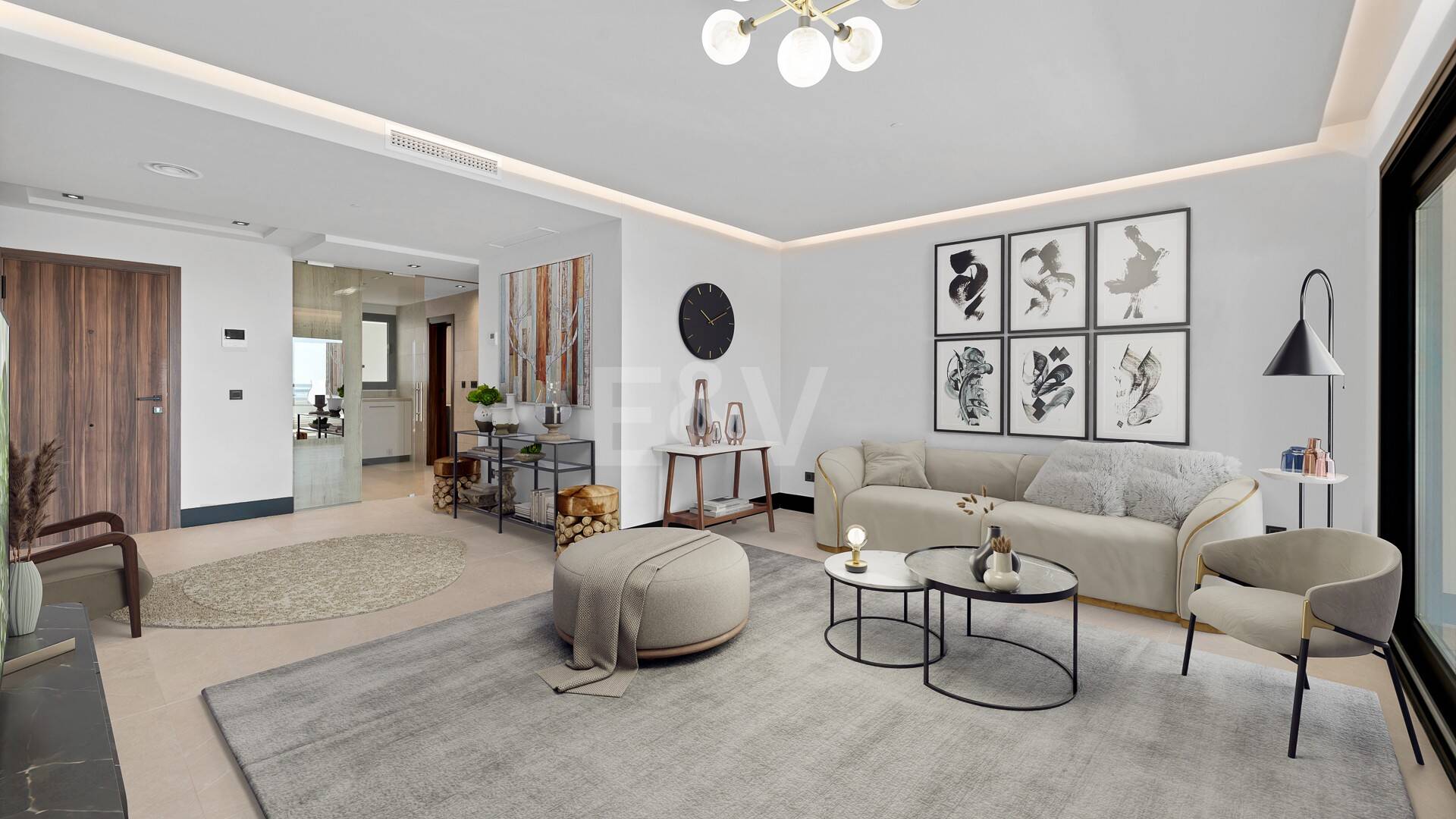 Luxury brand new apartment with open sea views