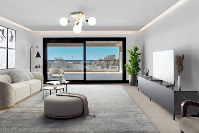 Luxury brand new apartment with open sea views