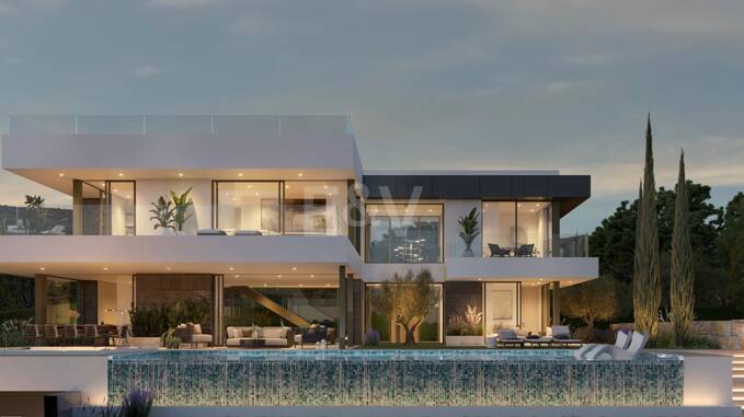 Villa de lujo a estrenar en construcción con vistas impresionantes