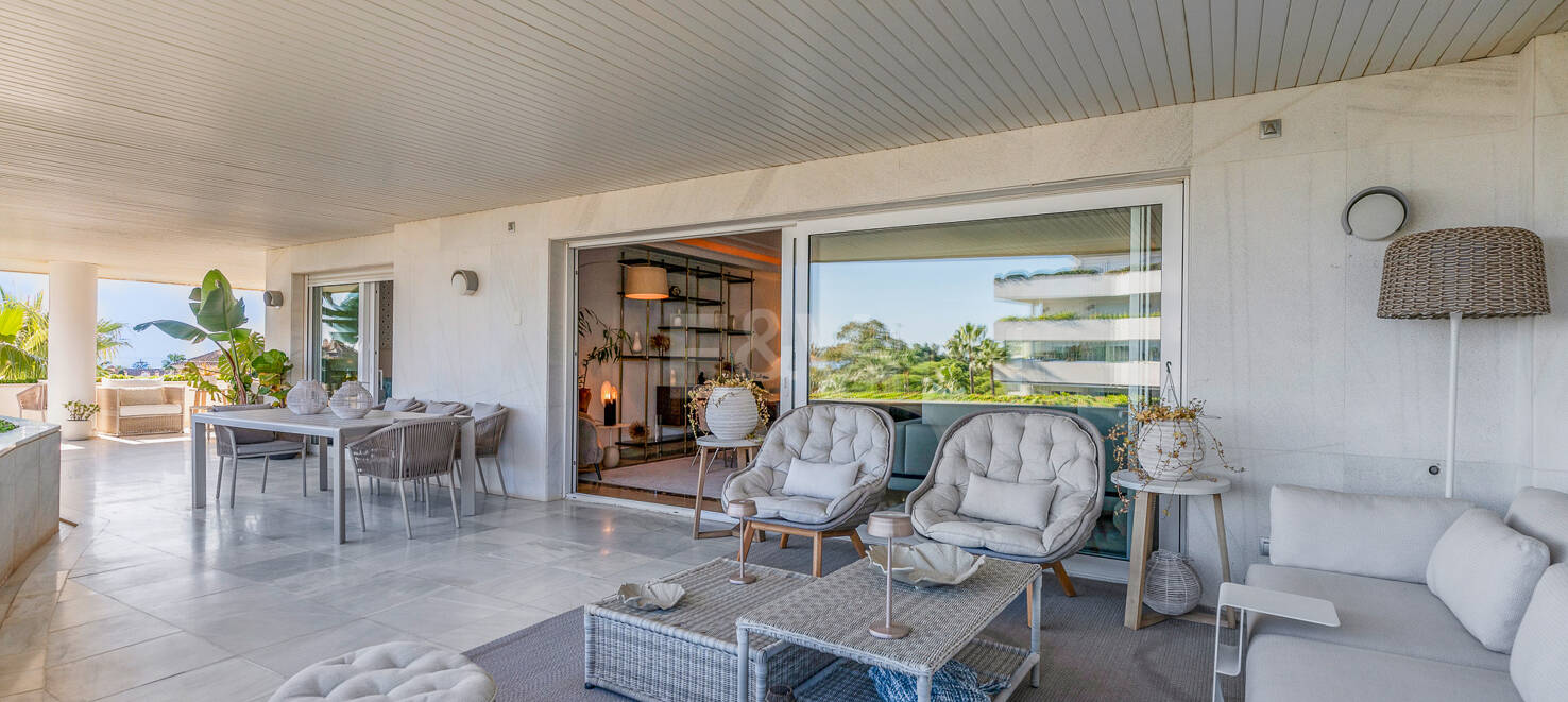 Appartement de luxe avec vue sur la mer dans un complexe exclusif