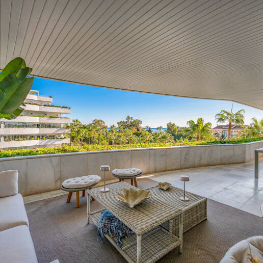 Appartement de luxe avec vue sur la mer dans un complexe exclusif