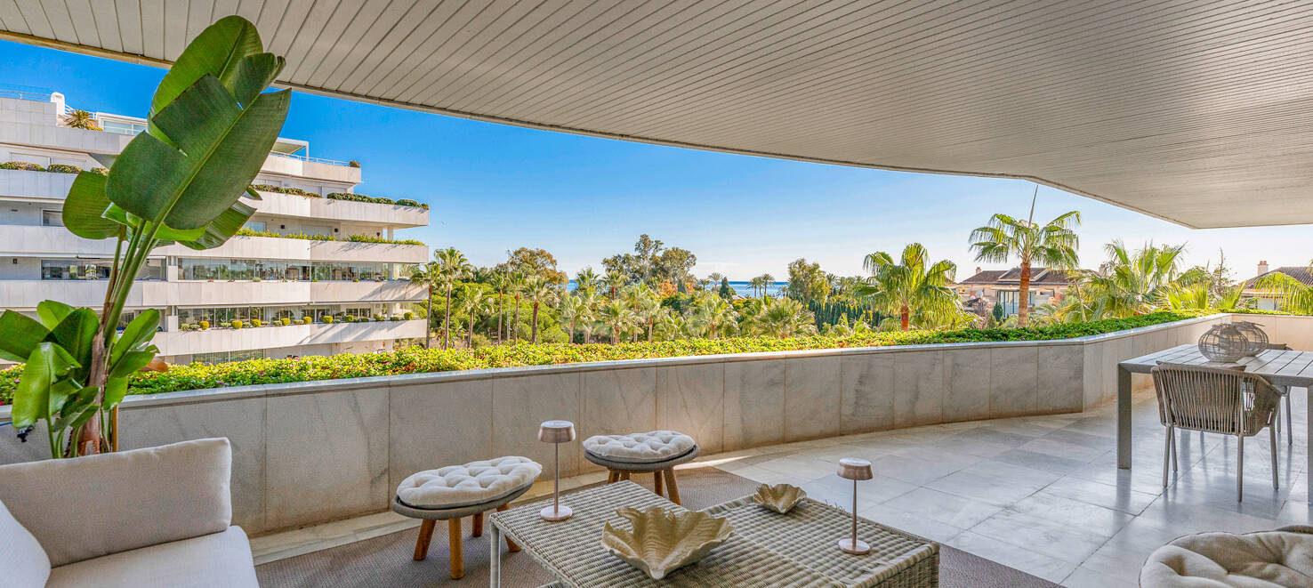 Appartement de luxe avec vue sur la mer dans un complexe exclusif