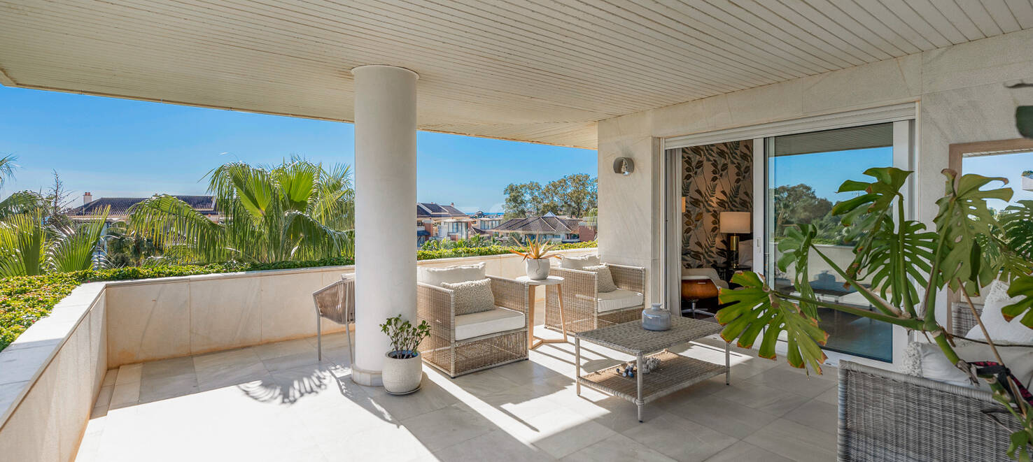 Appartement de luxe avec vue sur la mer dans un complexe exclusif