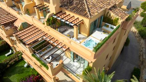 Atemberaubendes Penthouse in Los Flamingos mit Panoramablick auf Meer und Berge