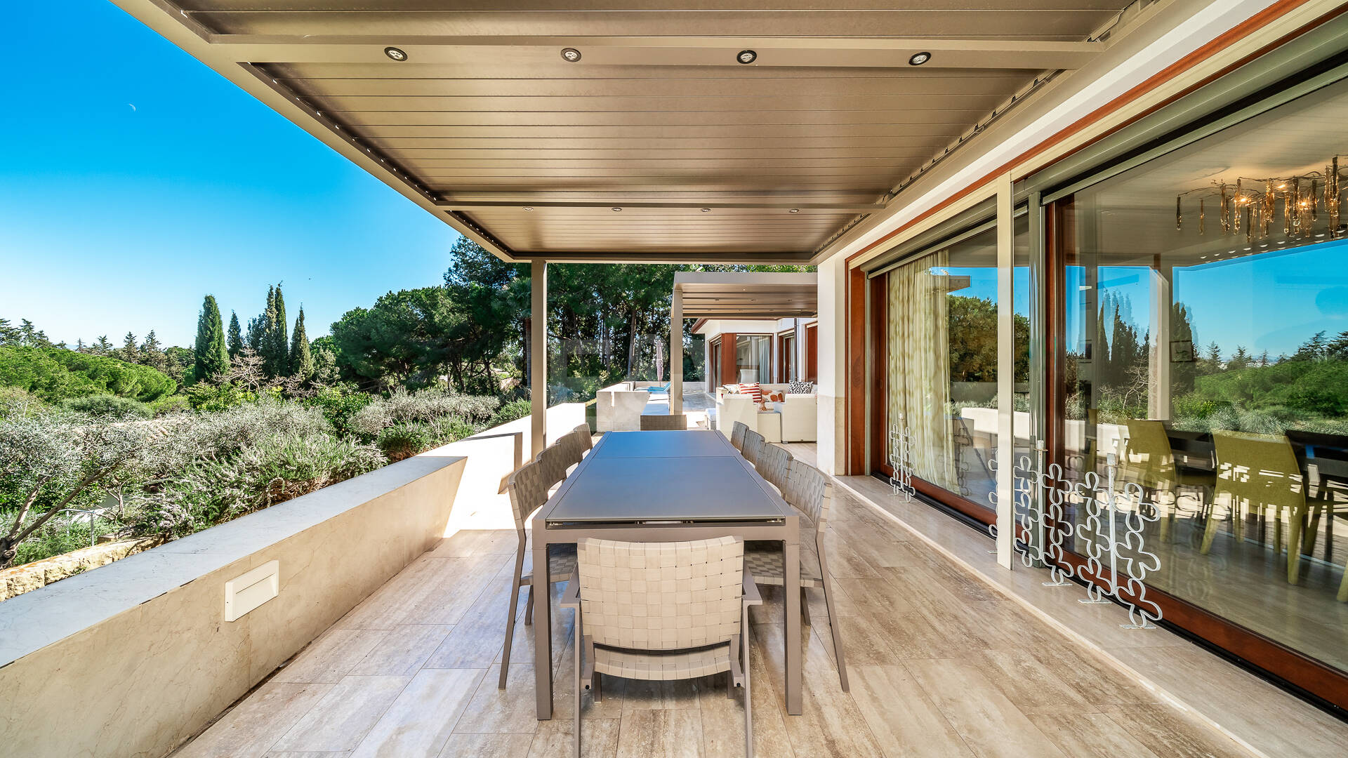 Grand Villa with Guest Houses on a Large Private Plot with Mature Gardens and La Concha Stunning View