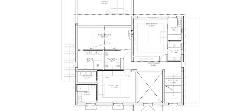 Moderne Meisterwerk mit Blick auf die Greens von Los Arqueros