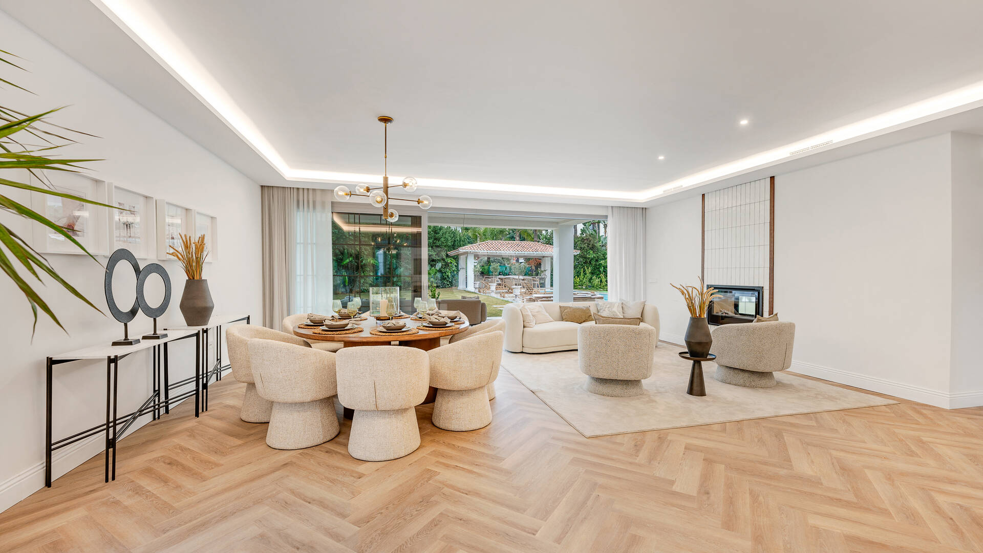 Modern Masterpiece Overlooking the Greens of Los Arqueros