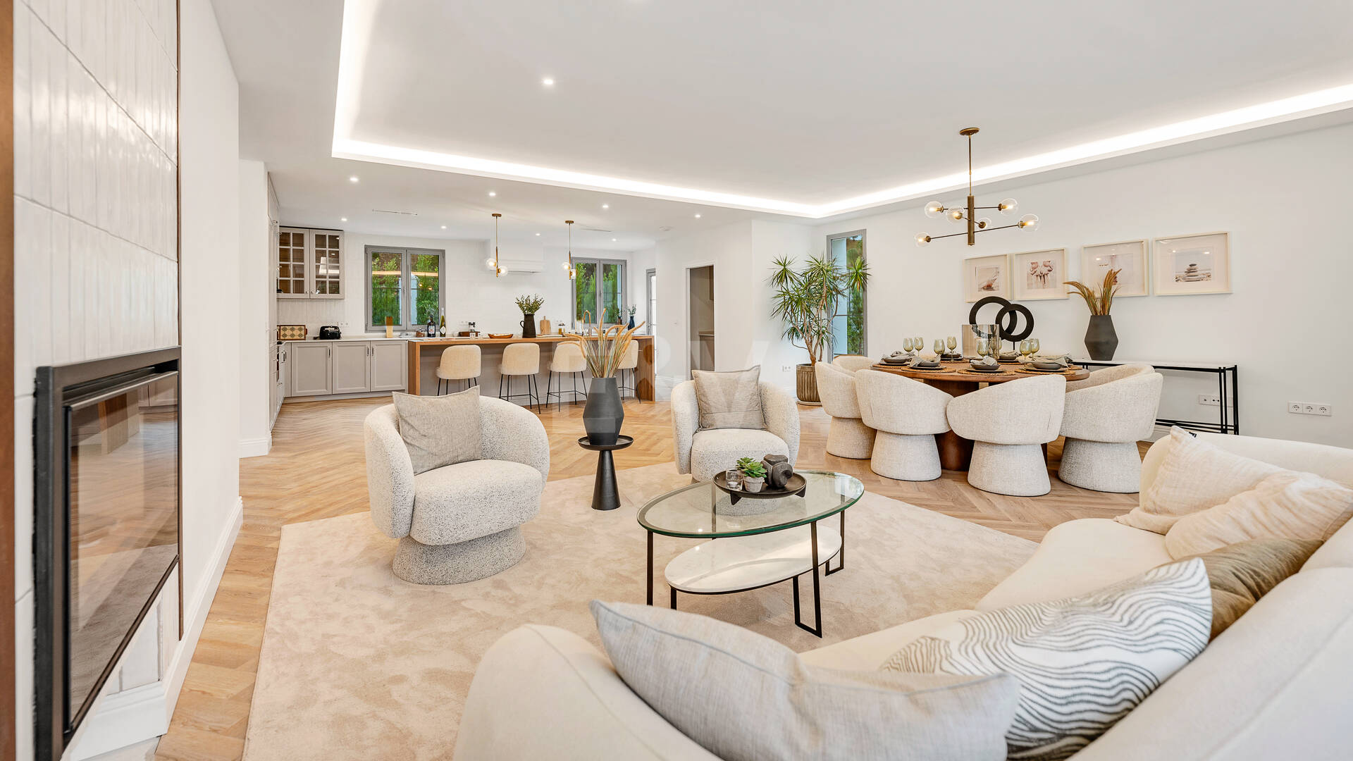 Modern Masterpiece Overlooking the Greens of Los Arqueros