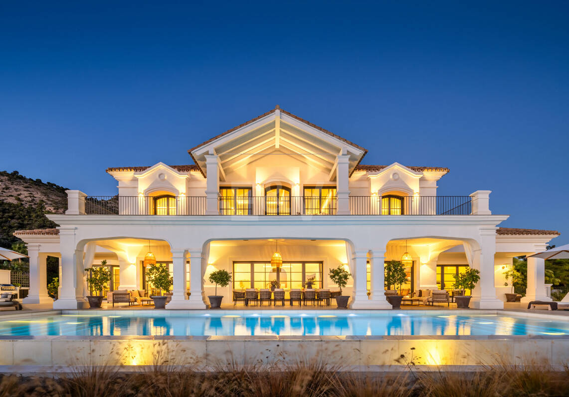Prestigiosa villa de golf en Marbella Club con vistas impresionantes al Mediterráneo