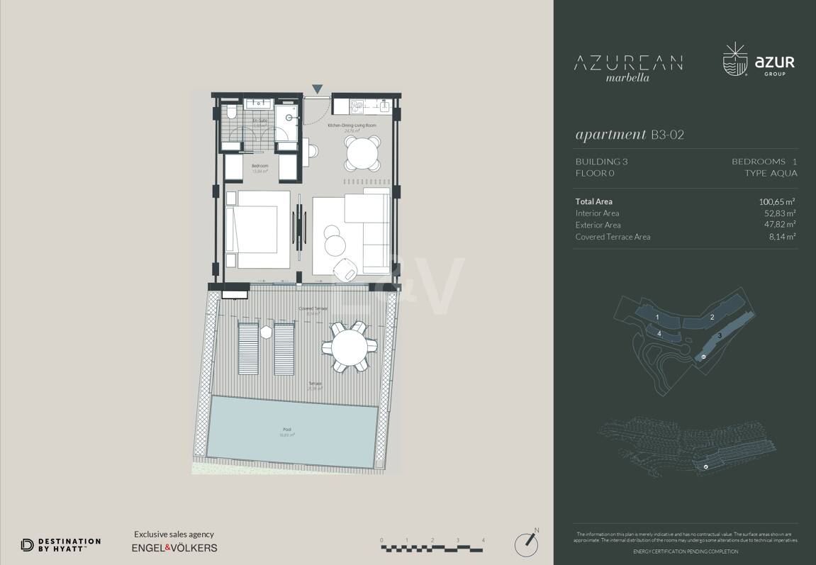 Elegante residencia de un dormitorio con piscina privada y servicios de cinco estrellas de Destination by HYATT