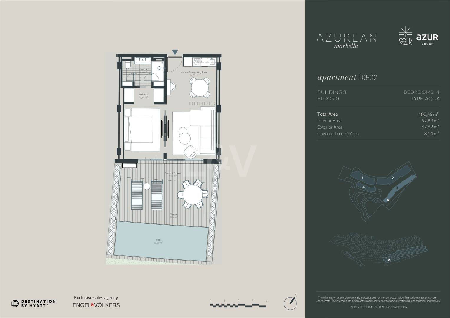 Elegante residencia de un dormitorio con piscina privada y servicios de cinco estrellas de Destination by HYATT