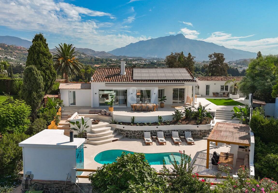 Villa con vistas abiertas cerca de golf y excelentes comodidades