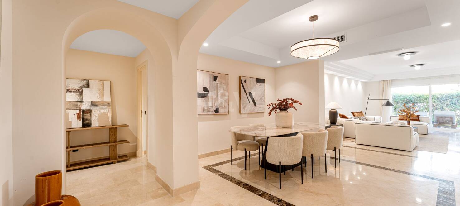 Elegante apartamento con jardín en una exclusiva comunidad cerrada