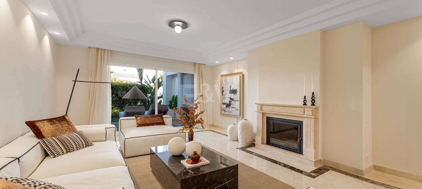 Elegante apartamento con jardín en una exclusiva comunidad cerrada