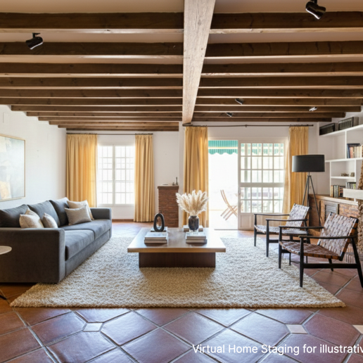Casa adosada andaluza en el centro de Benahavís con vistas a la montaña y atractivo para inversión