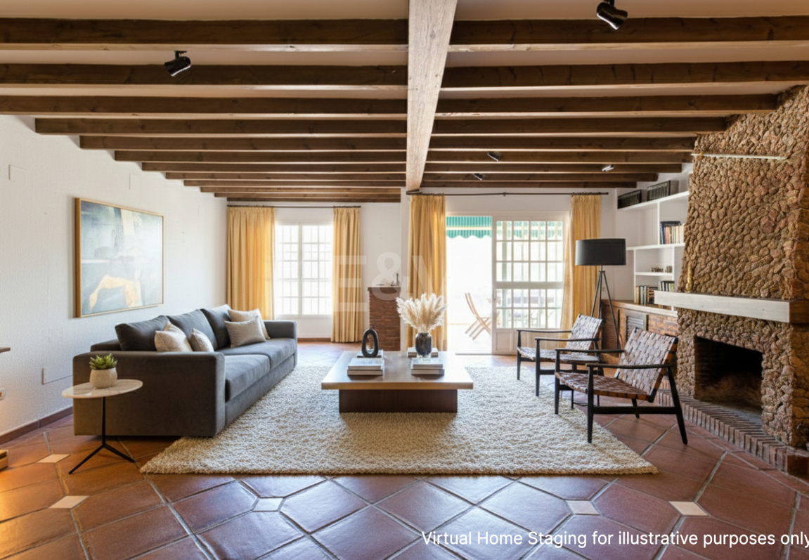 Maison de ville andalouse à Benahavís Centre avec vues sur la montagne & Investissement Appel