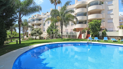 Appartement rez de chaussée à louer en Marbella Golden Mile, Marbella (Toutes les zones)
