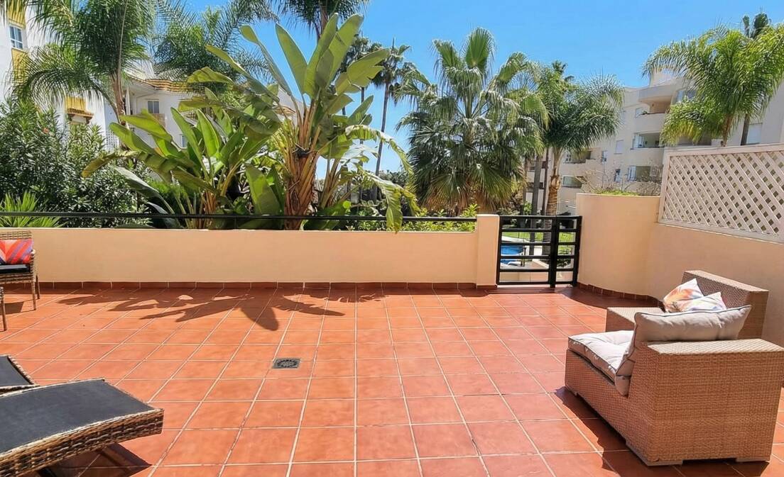 Appartement rez de chaussée à louer en Marbella Golden Mile, Marbella (Toutes les zones)