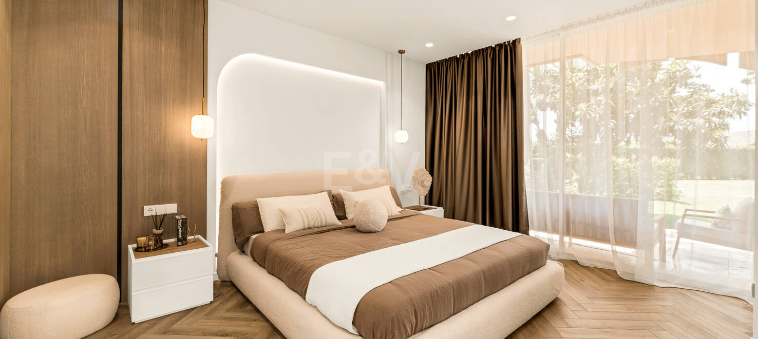 Chic Garden Apartment with Privacy next to Los Naranjos Golf