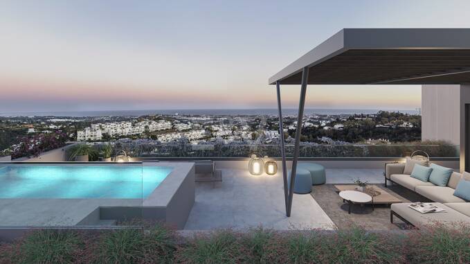 Luxury Penthouse in La Quinta with own pool