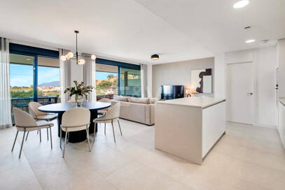 Apartamento de 3 habitaciones a estrenar en Medblue, Altos de Los Monteros con impresionantes vistas al mar