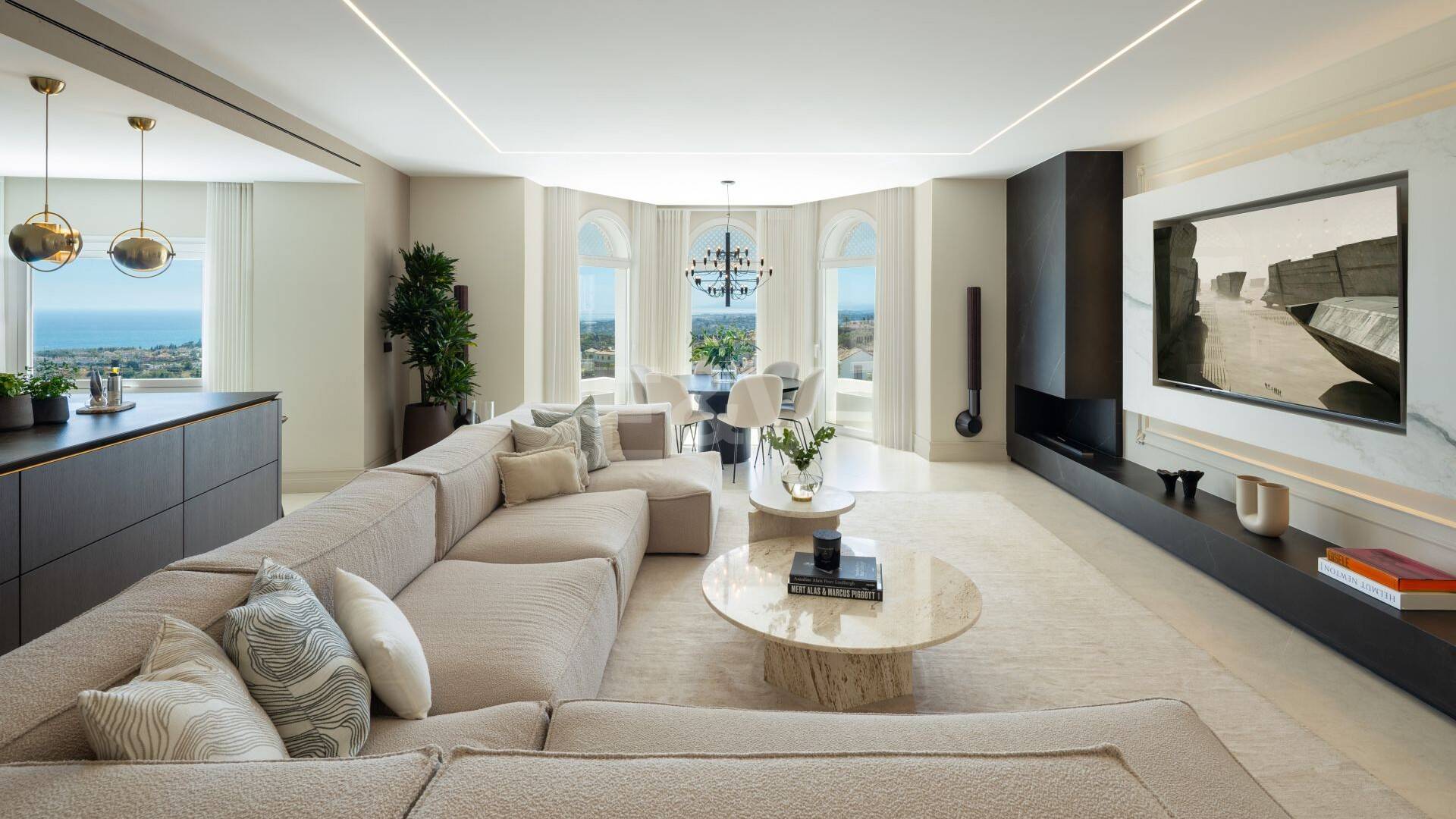 Impressive Duplex Penthouse with Private Pool and Panoramic Sea Views