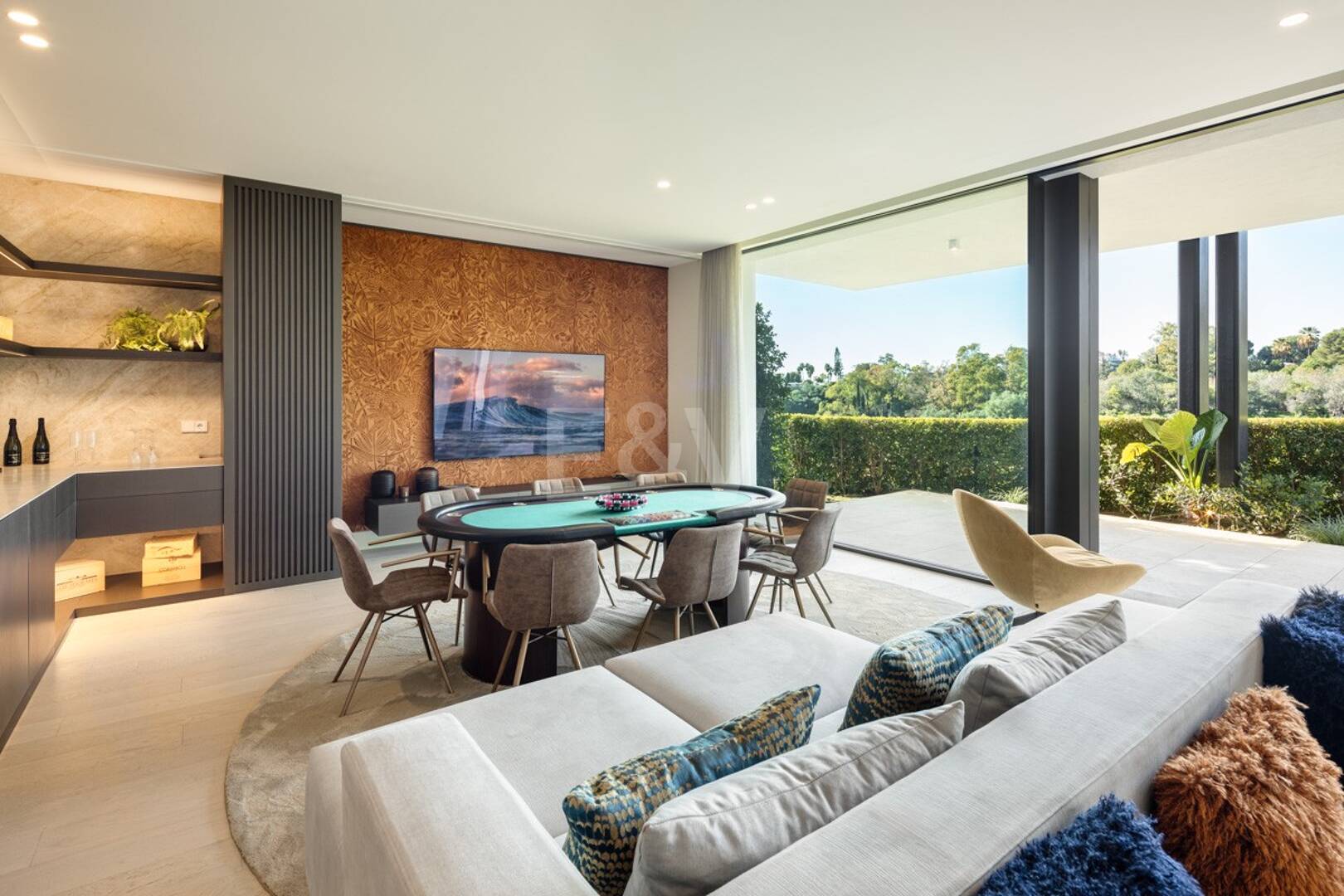 Villa de lujo contemporánea con vistas panorámicas al mar en La Quinta