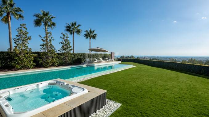 Villa de luxe contemporaine avec vue panoramique sur la mer à La Quinta