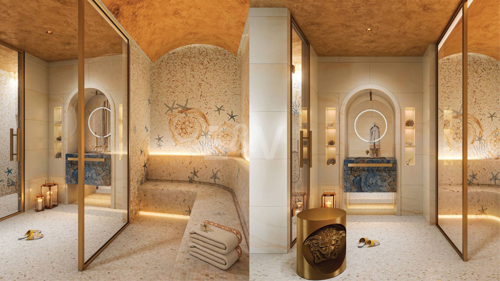 Acht Maßgeschneiderte Villen mit Innendesign von Versace Home