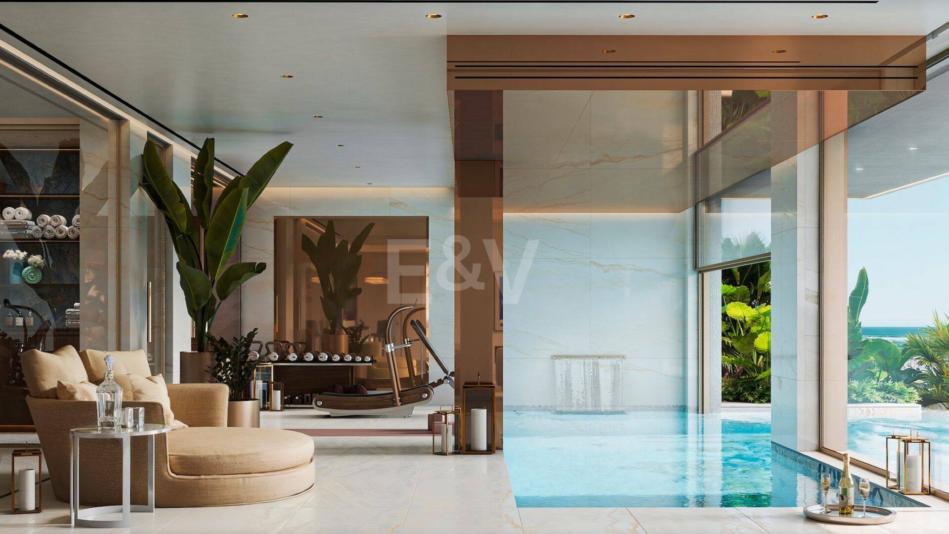 Eight Bespoke Villas with Interior Design by Versace Home