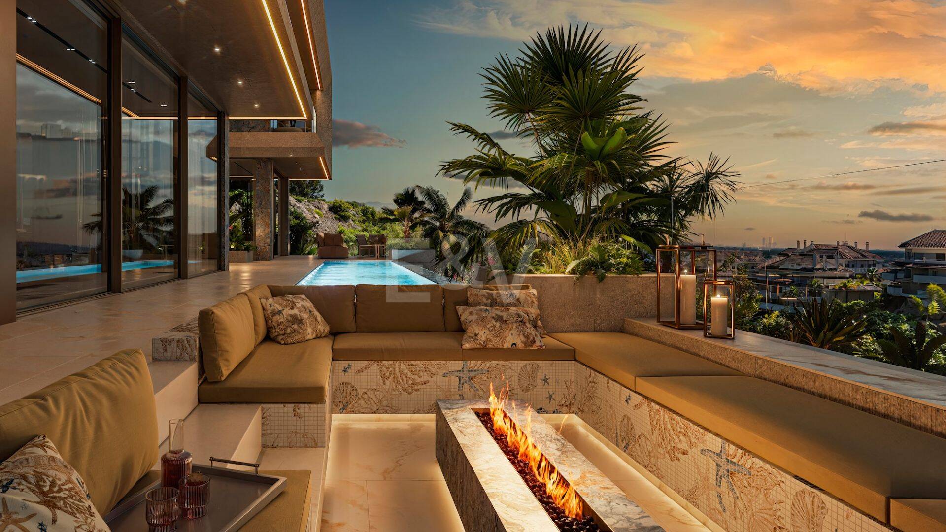 Eight Bespoke Villas with Interior Design by Versace Home