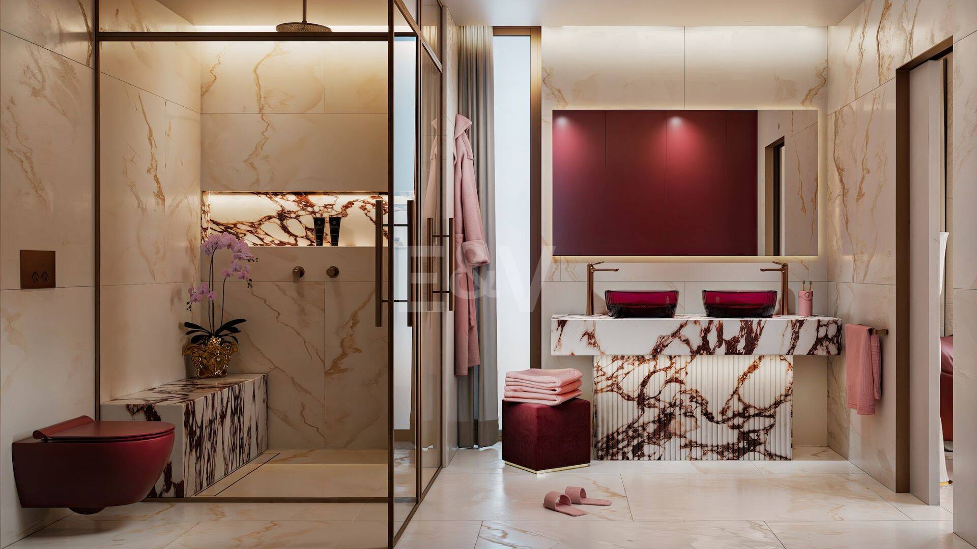 Acht Maßgeschneiderte Villen mit Innendesign von Versace Home