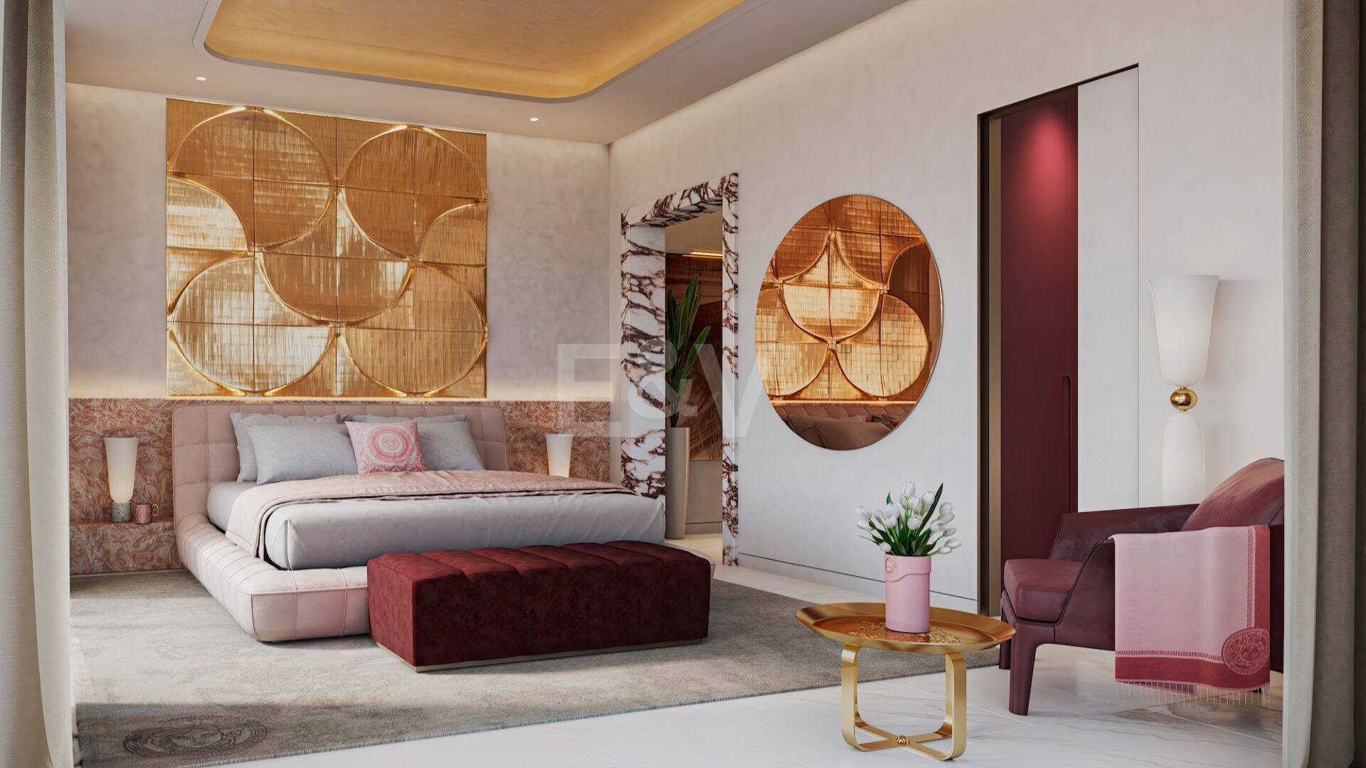 Acht Maßgeschneiderte Villen mit Innendesign von Versace Home