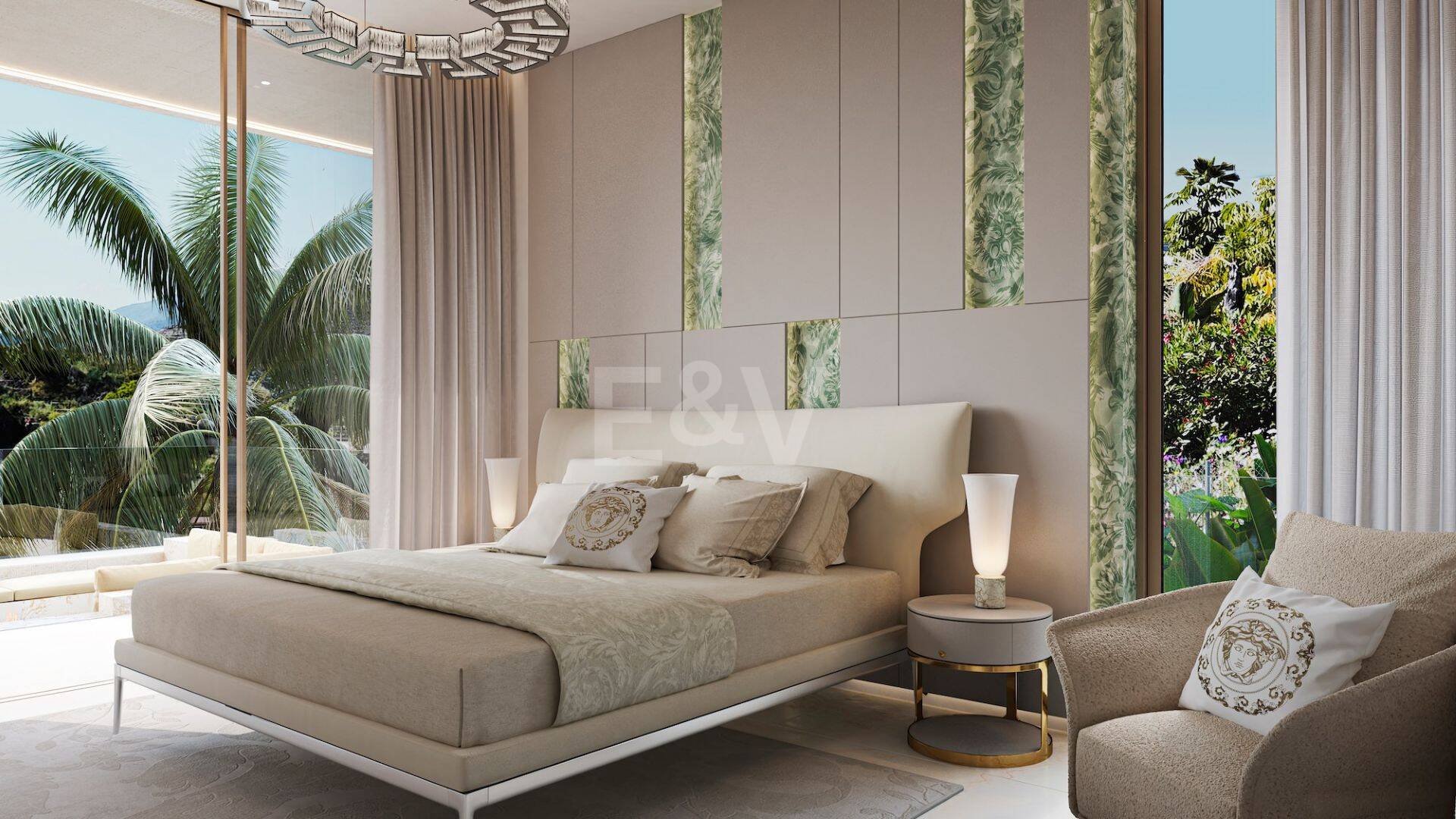 Acht Maßgeschneiderte Villen mit Innendesign von Versace Home