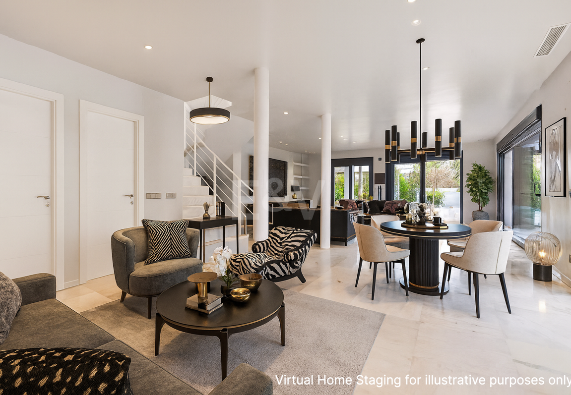 Sal a la arena: Villa contemporánea frente al mar