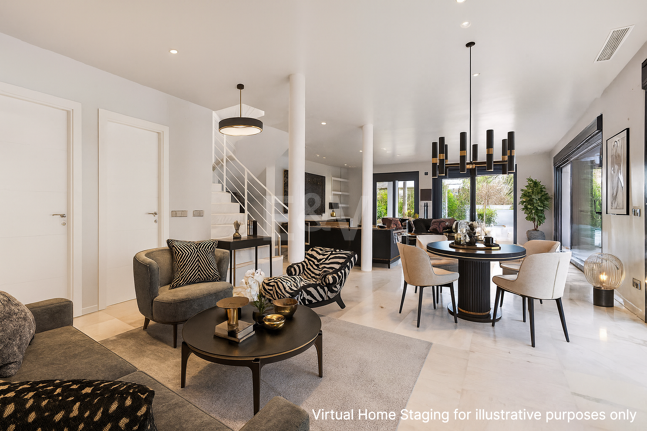 Sal a la arena: Villa contemporánea frente al mar