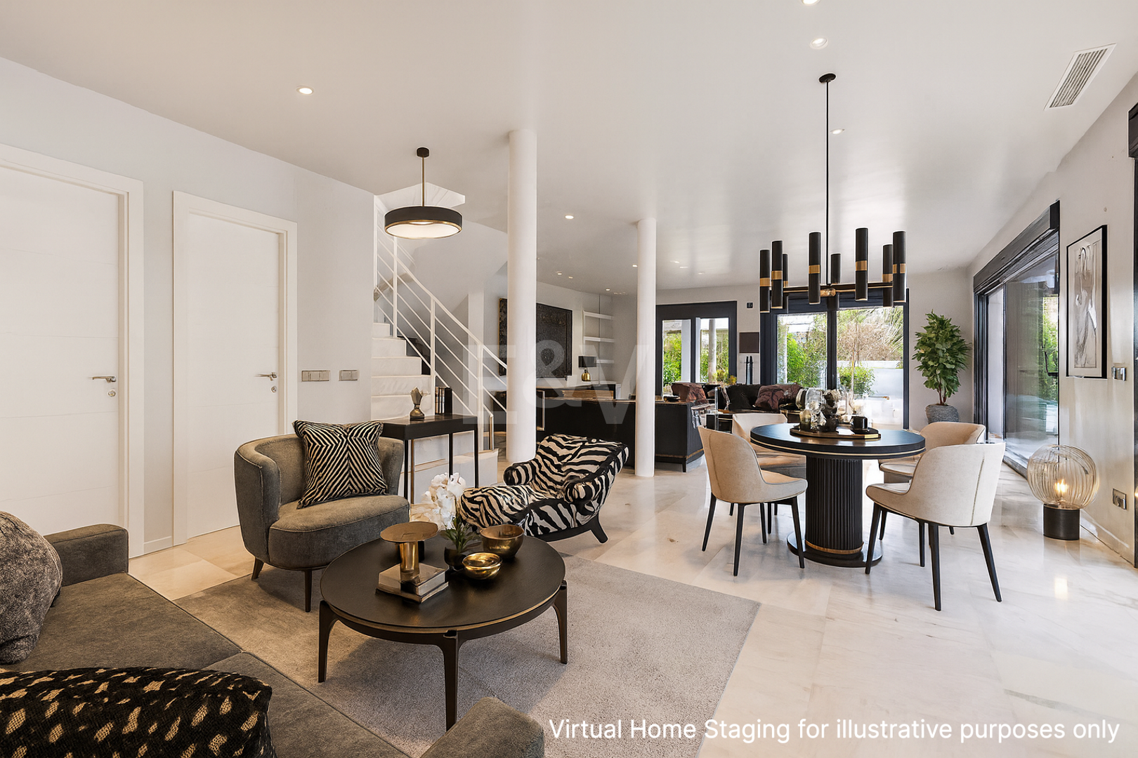 Sal a la arena: Villa contemporánea frente al mar