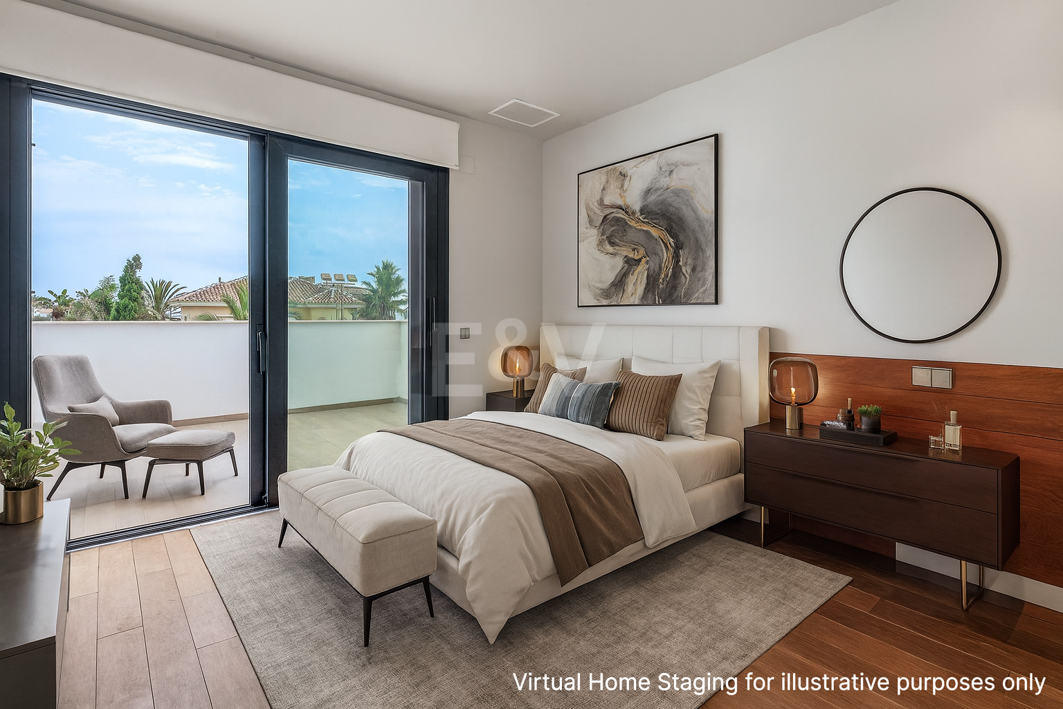 Sal a la arena: Villa contemporánea frente al mar