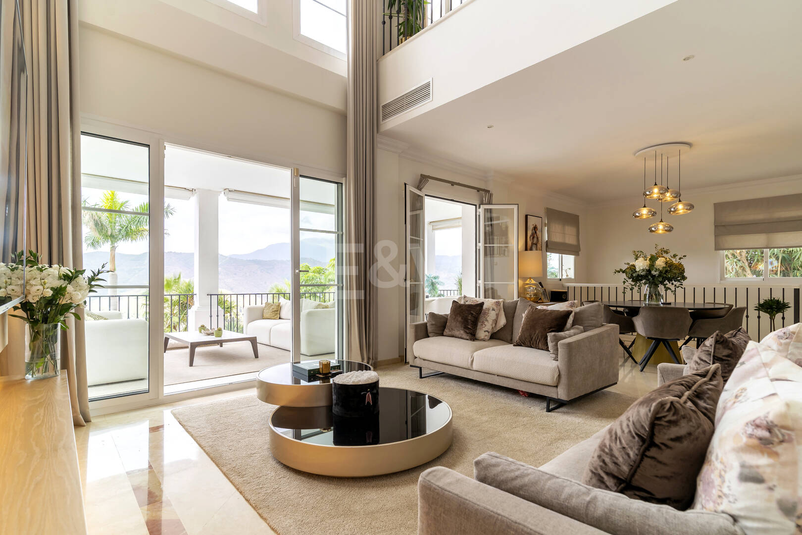 Elegante Villa im Sierra Blanca Country Club mit atemberaubender Aussicht