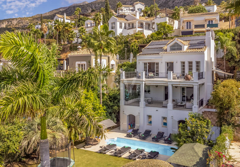 Elegante Villa im Sierra Blanca Country Club mit atemberaubender Aussicht