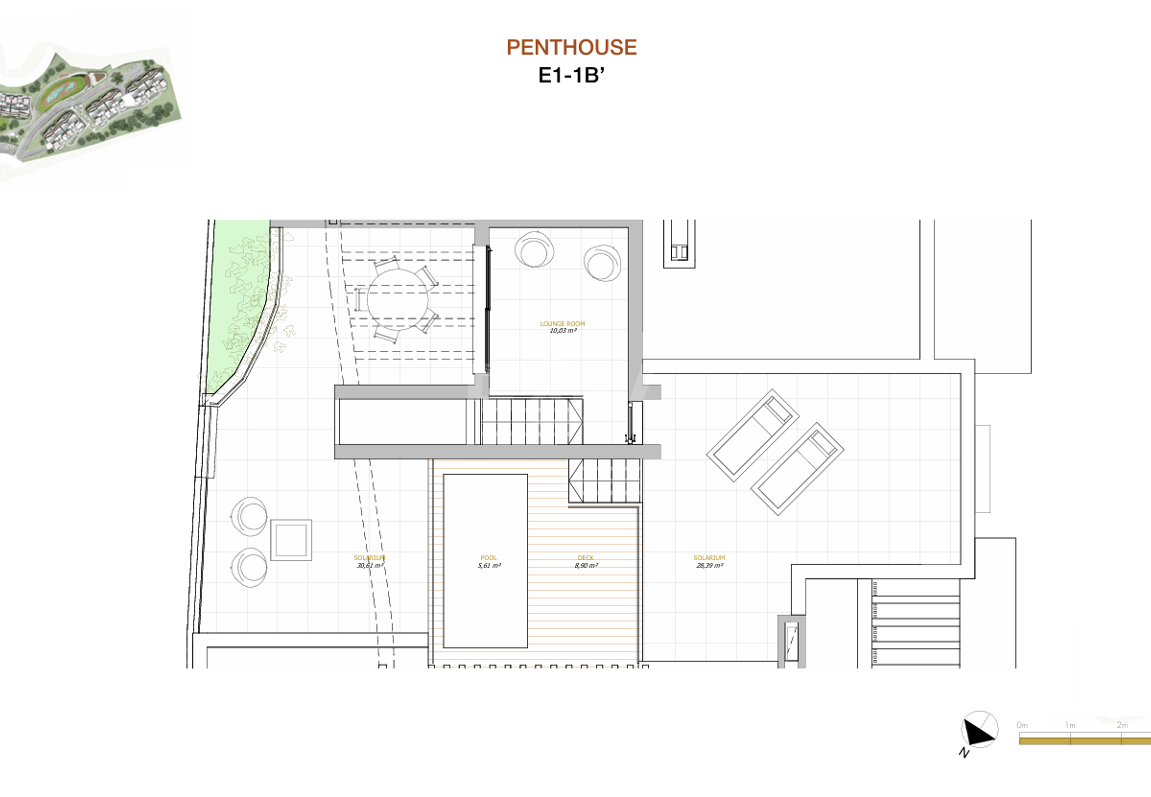 Spacious Duplex Penthouse in Gated Community with 5-star Resort Amenities