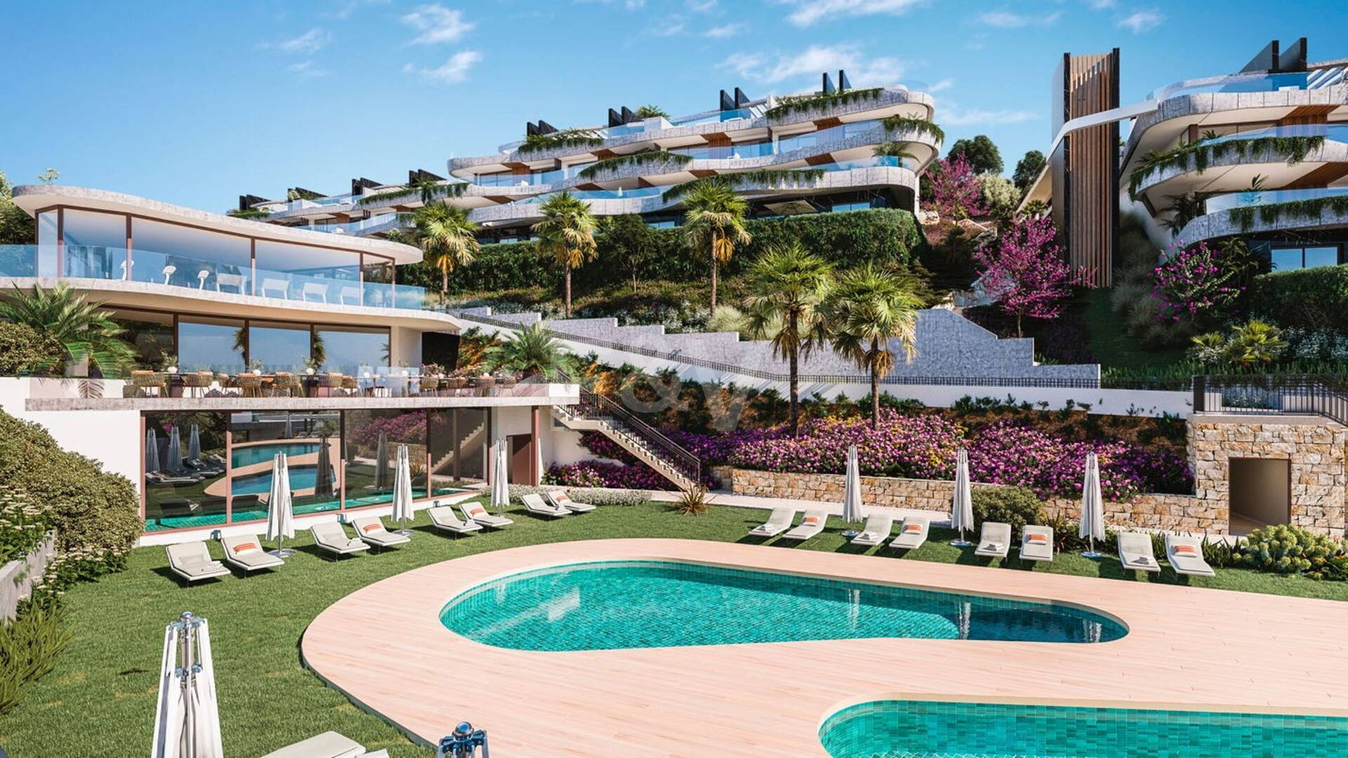 Spacious Duplex Penthouse in Gated Community with 5-star Resort Amenities