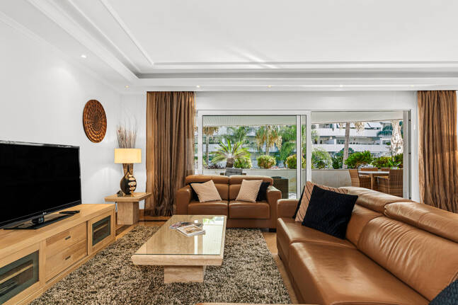 Prestigefylld lägenhet i en lyx Puerto Banús gemenskap