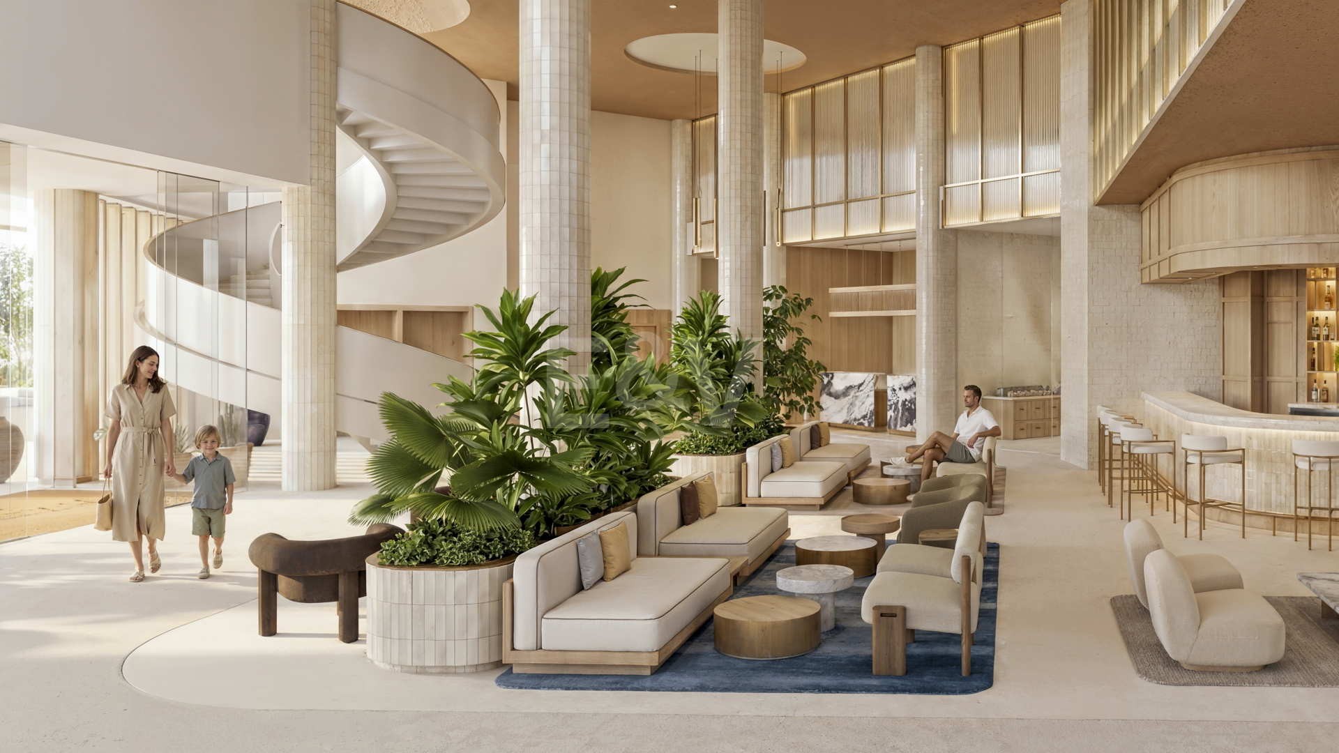 Apartamento de 1 dormitorio con jardín privado, servicios de resort y gestion profesional por Destination by Hyatt