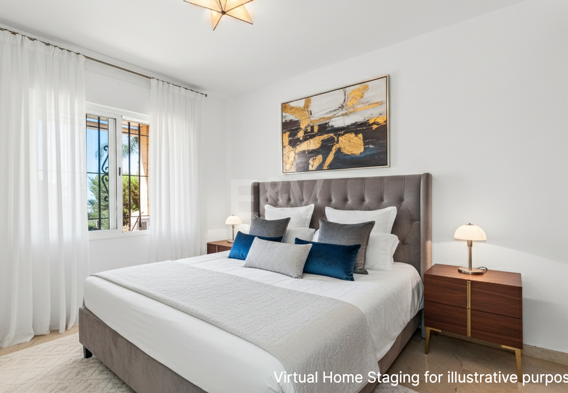 Vida junto a la playa en Costabella: vistas al mar, terraza en la azotea, piscina